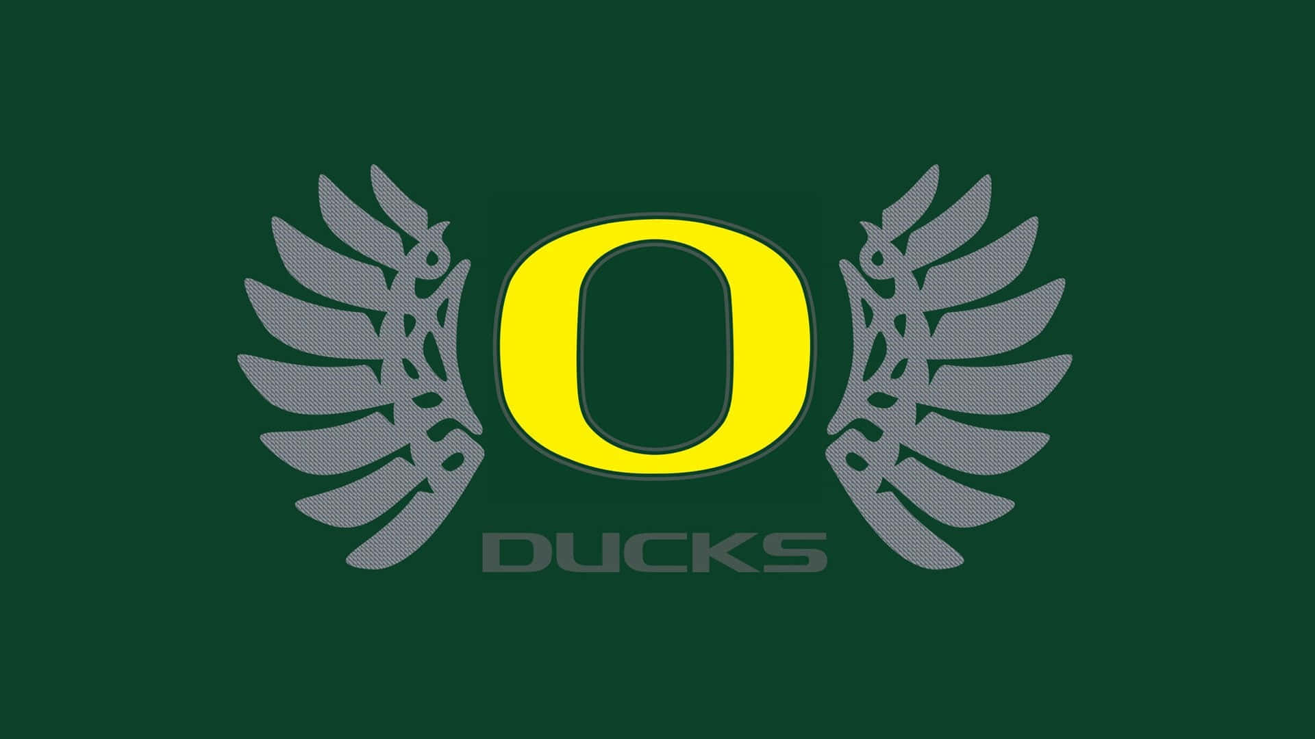 Oregon Ducks Football Team In Action Wallpaper