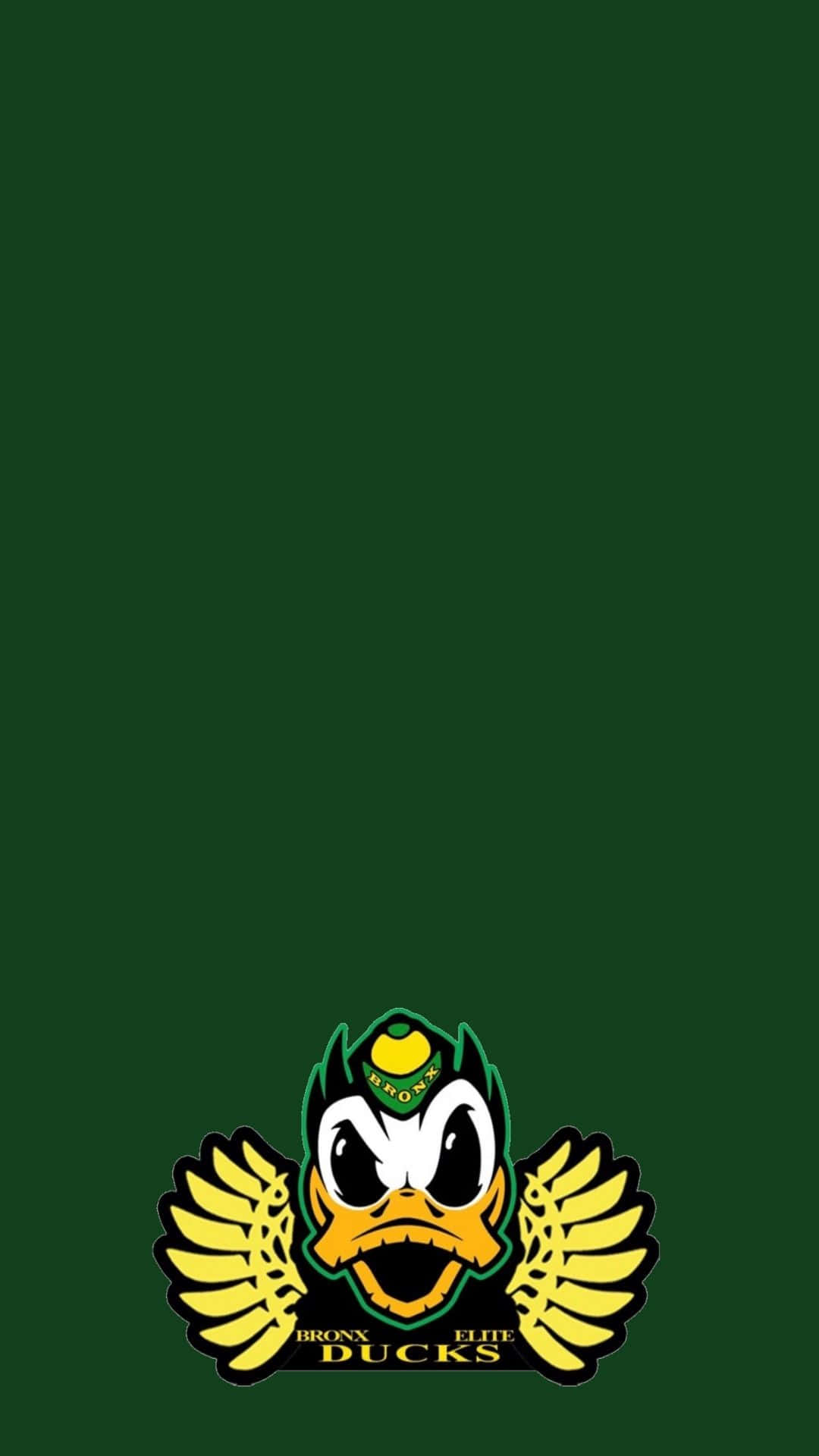 Oregon Ducks Football Team On The Field Wallpaper