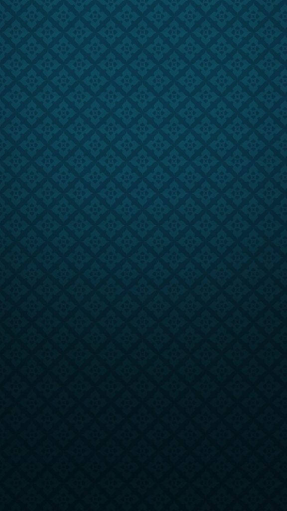 Ornate Pattern Blue Iphone Wallpaper