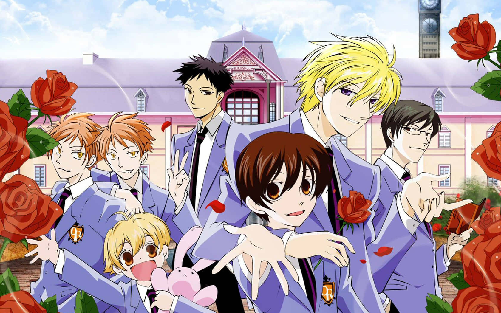 Ouran High School Host Club Characters Wallpaper