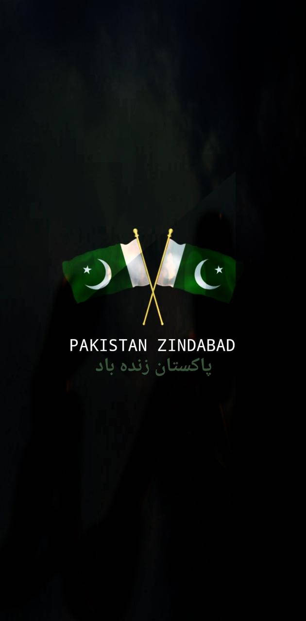 Pakistan Flag Golden Pole Wallpaper