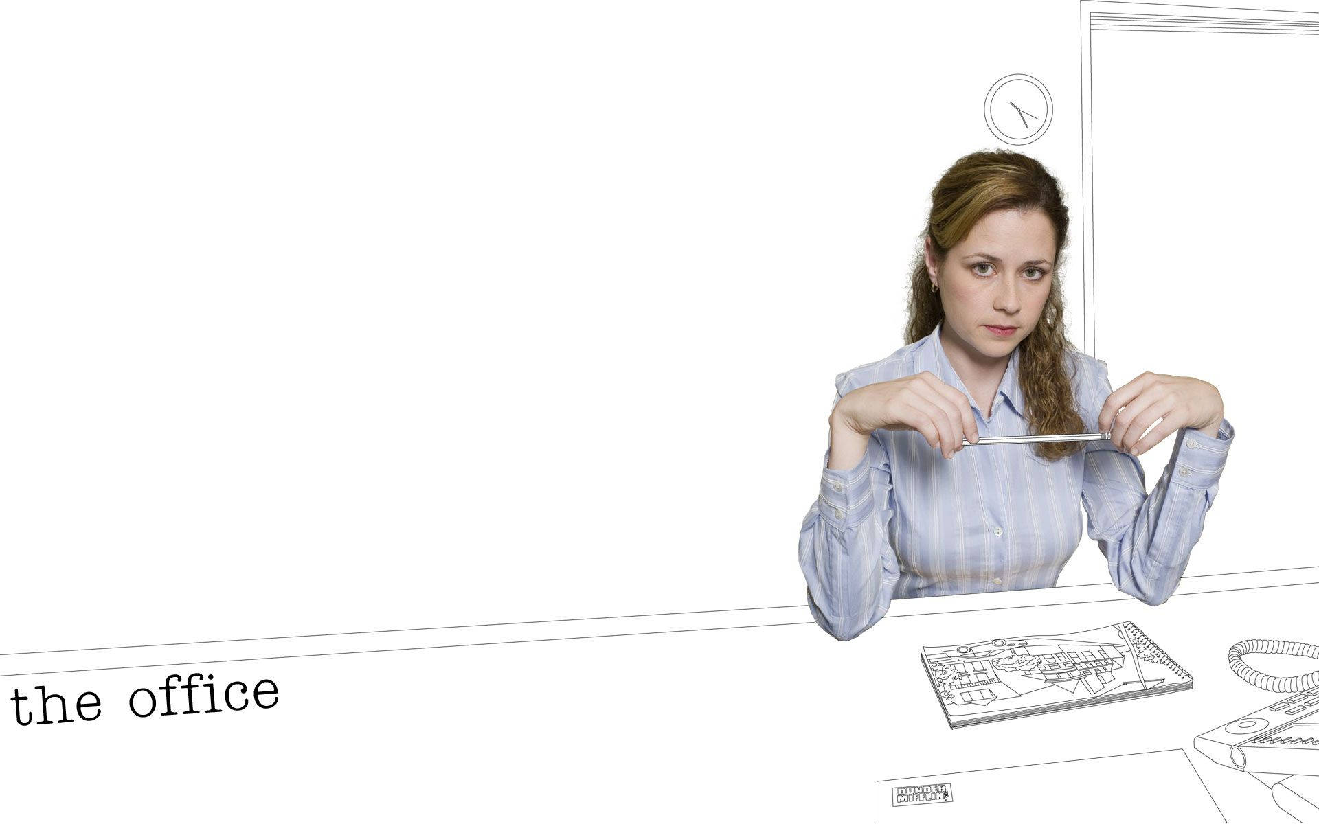 Pam Beesly Never Stopped Being An Artist Wallpaper