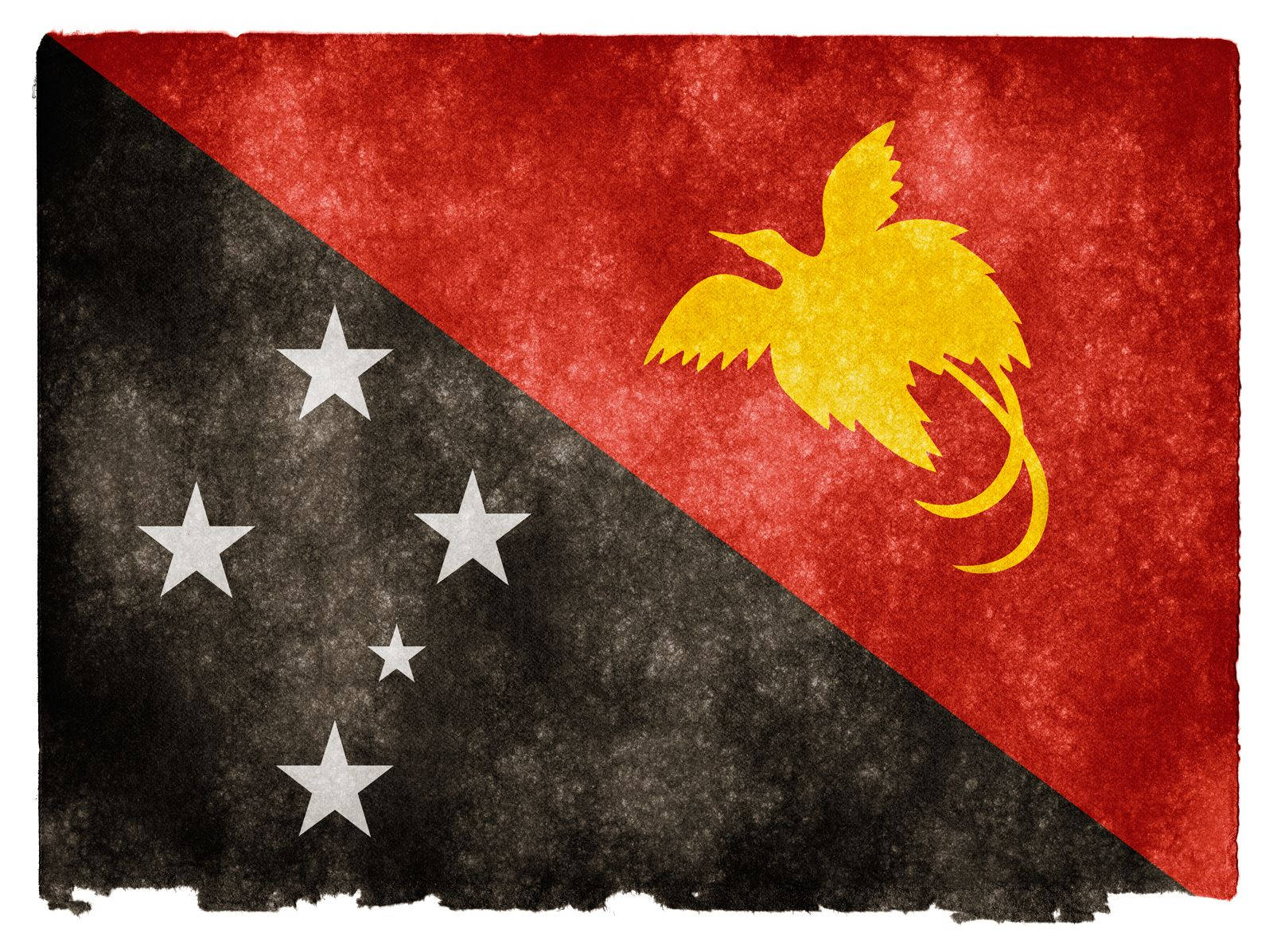 Papua New Guinea National Flag Wallpaper