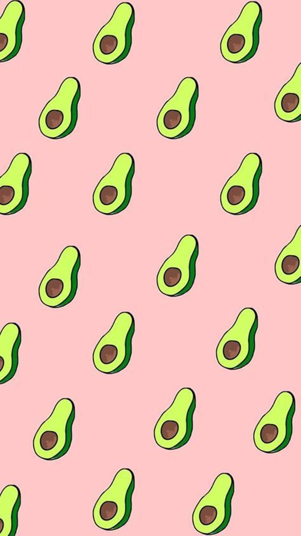 Pastel Ipad Adorable Avocados Wallpaper