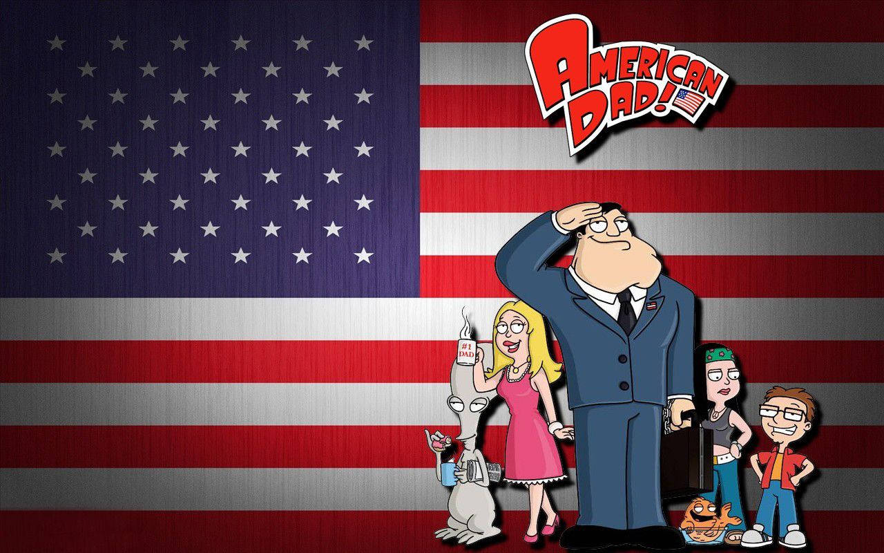 Patriotic In Cartoons Wallpaper