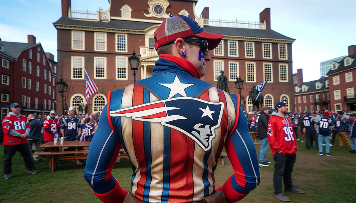 Patriots Fan Gathering Independence Hall Wallpaper