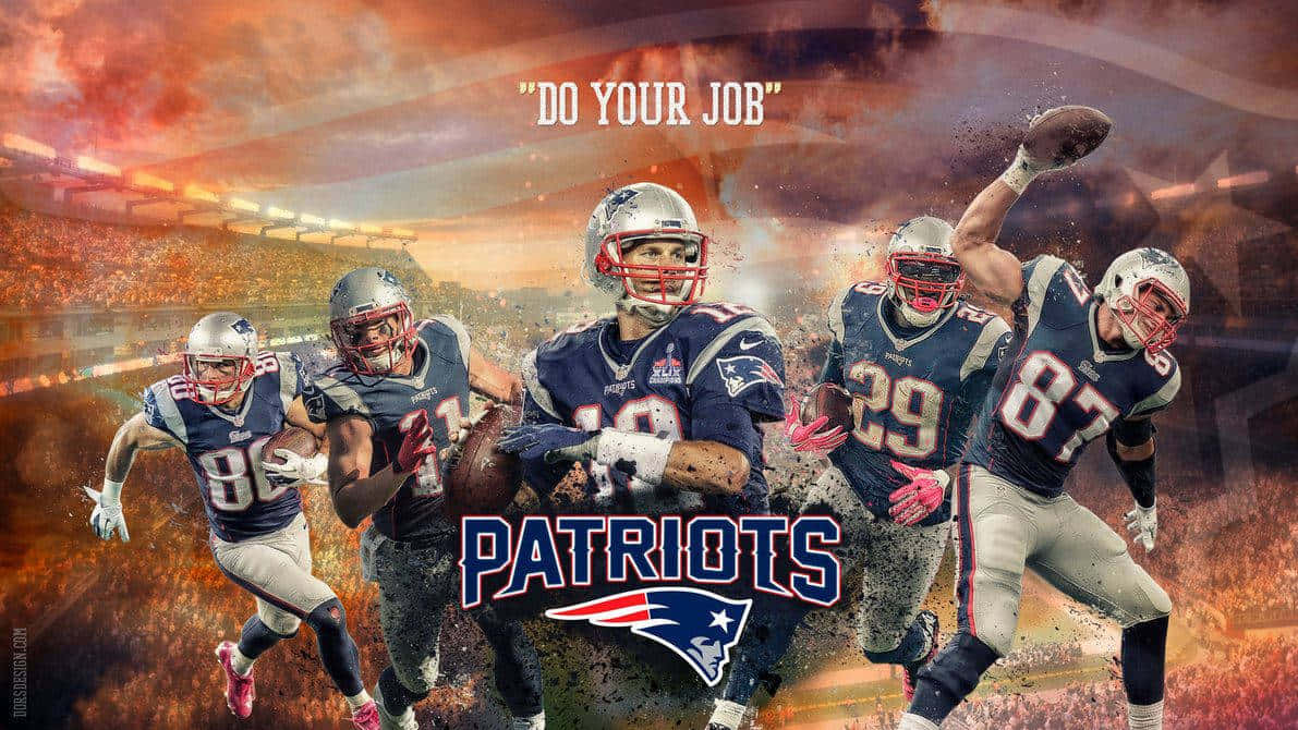 Patriots Pride On Show Wallpaper