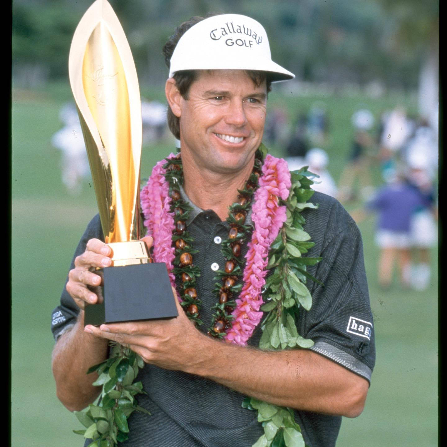 Paul Azinger Holding His Trophy Wallpaper