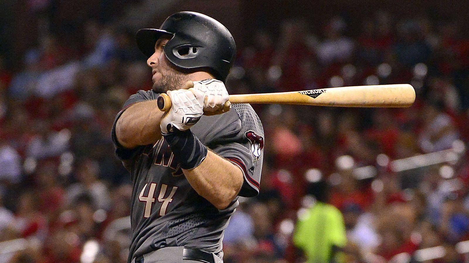 Paul Goldschmidt Baseball Bat Over Shoulder Wallpaper