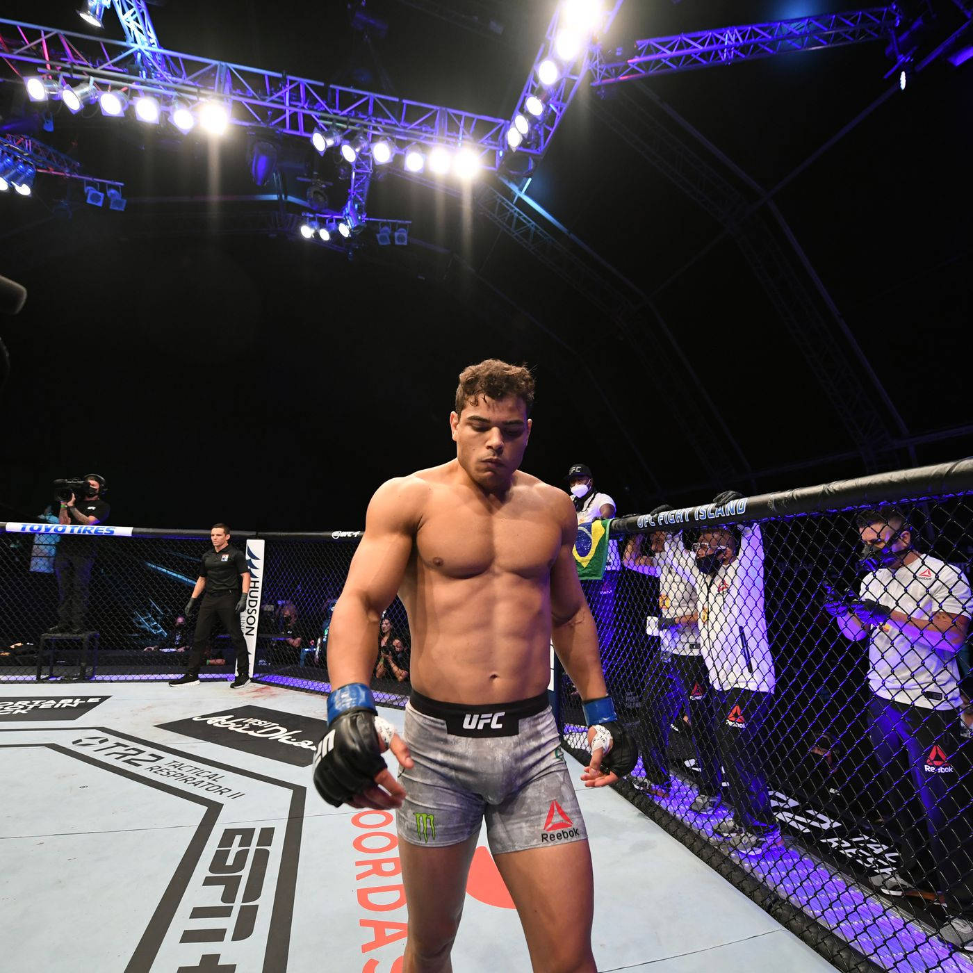 Paulo Costa Walking On Octagon Wallpaper