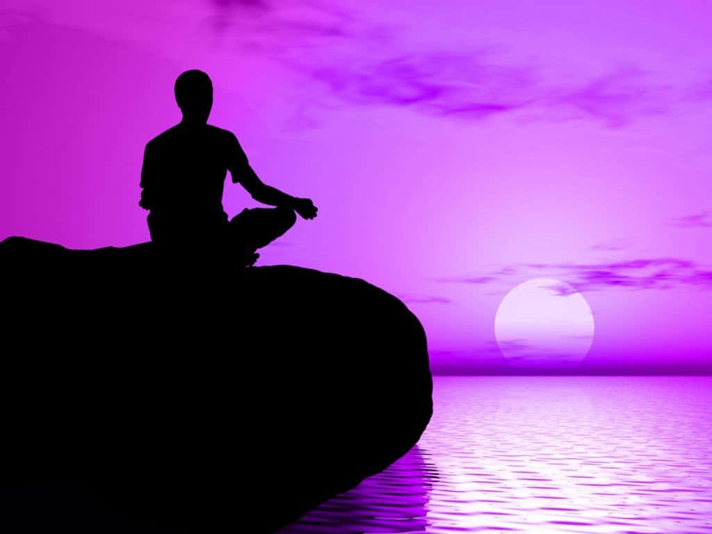 Peaceful Spiritual Meditation In Nature Wallpaper