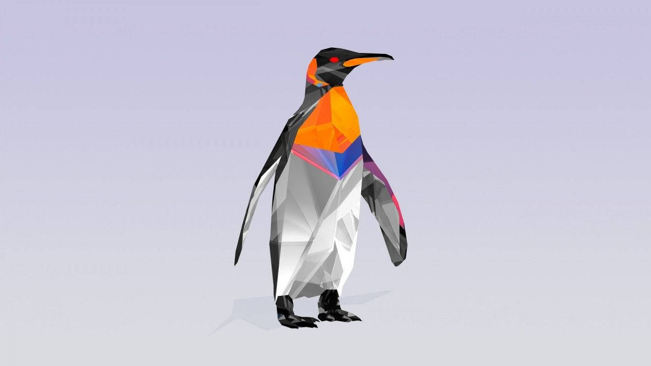 Penguin Polygonal Art Wallpaper