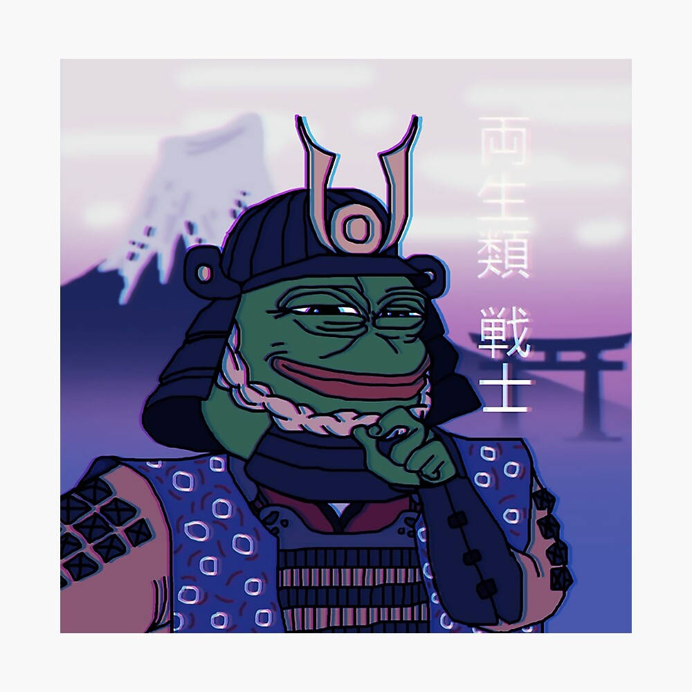 Pepe The Frog As Samurai Wallpaper