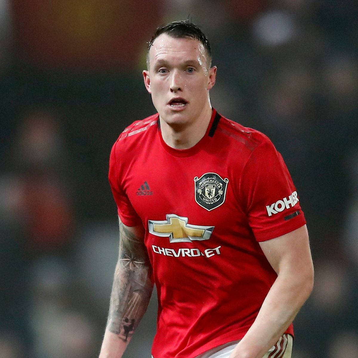 Phil Jones Manchester United Black Crest Wallpaper