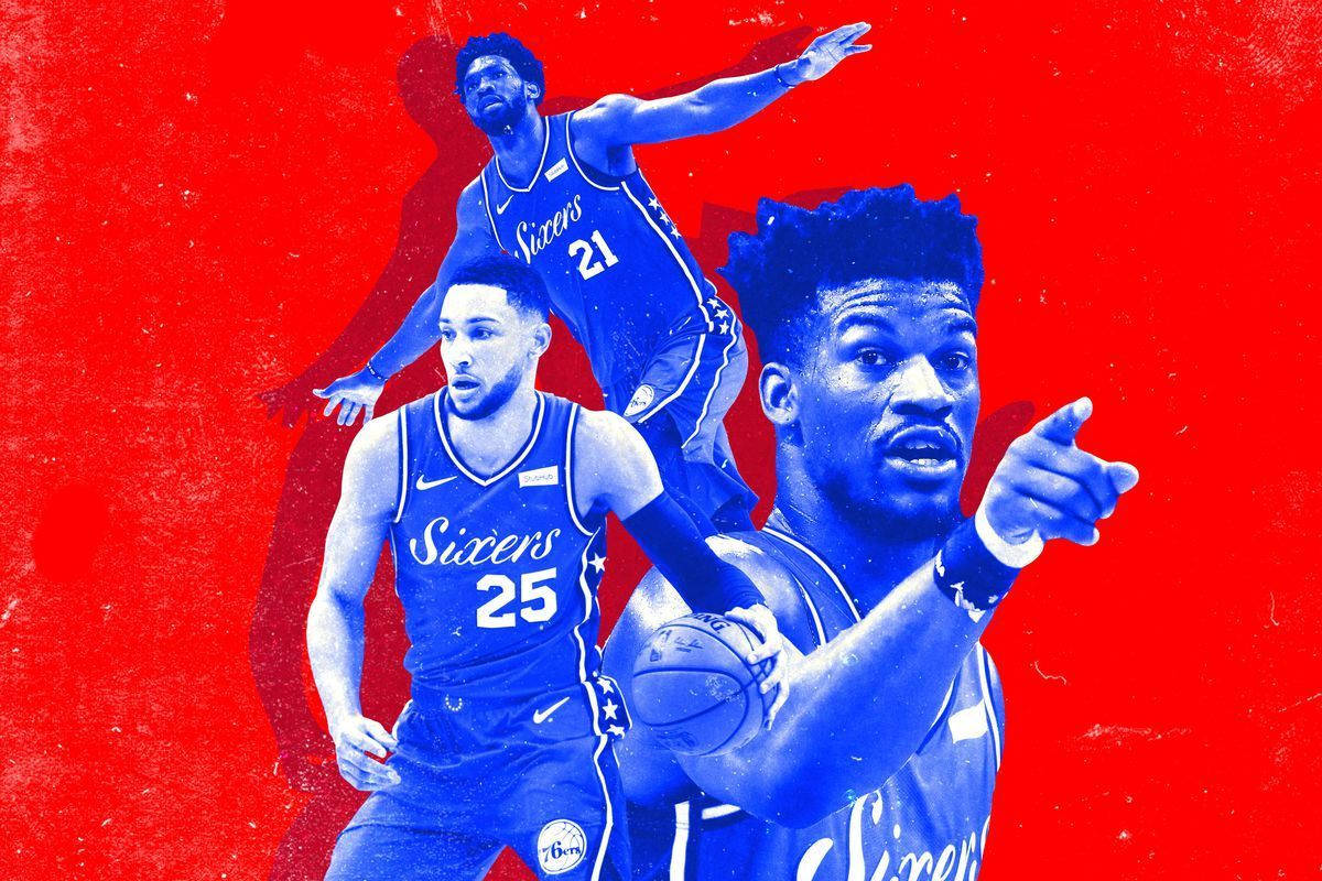 Phila Sixers Players Digital Art Wallpaper