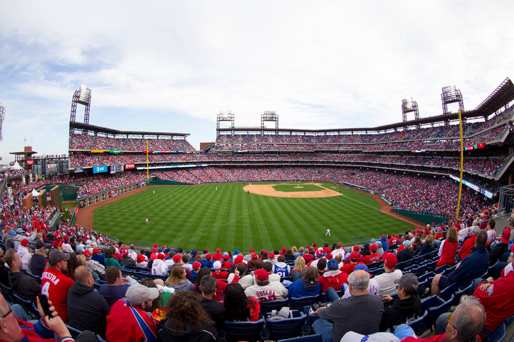 Philadelphia Phillies Crowd Stadium Wallpaper