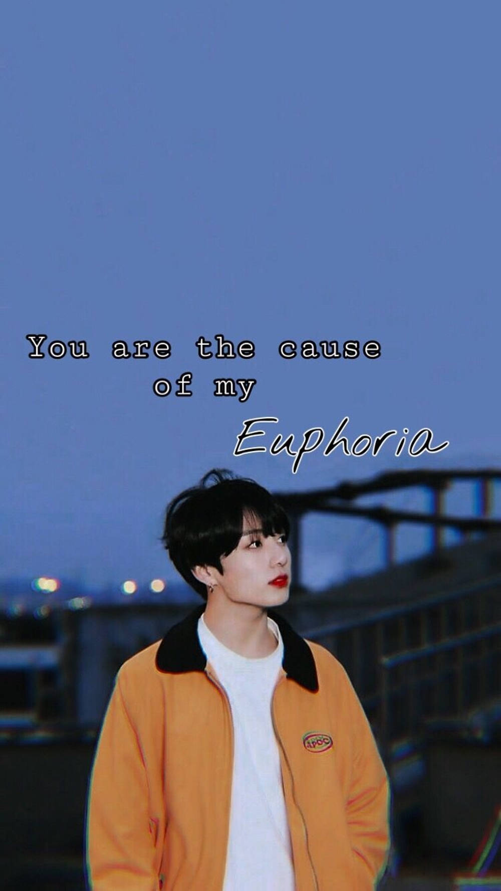 Picturesque Bts Jk Fan Made Art Wallpaper