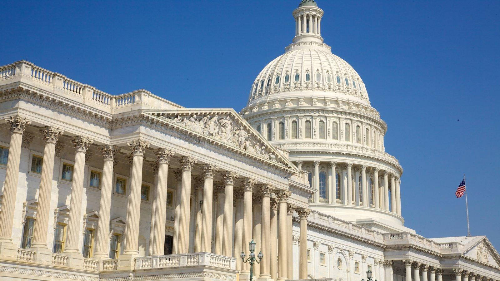 Picturesque United States Capitol Wallpaper