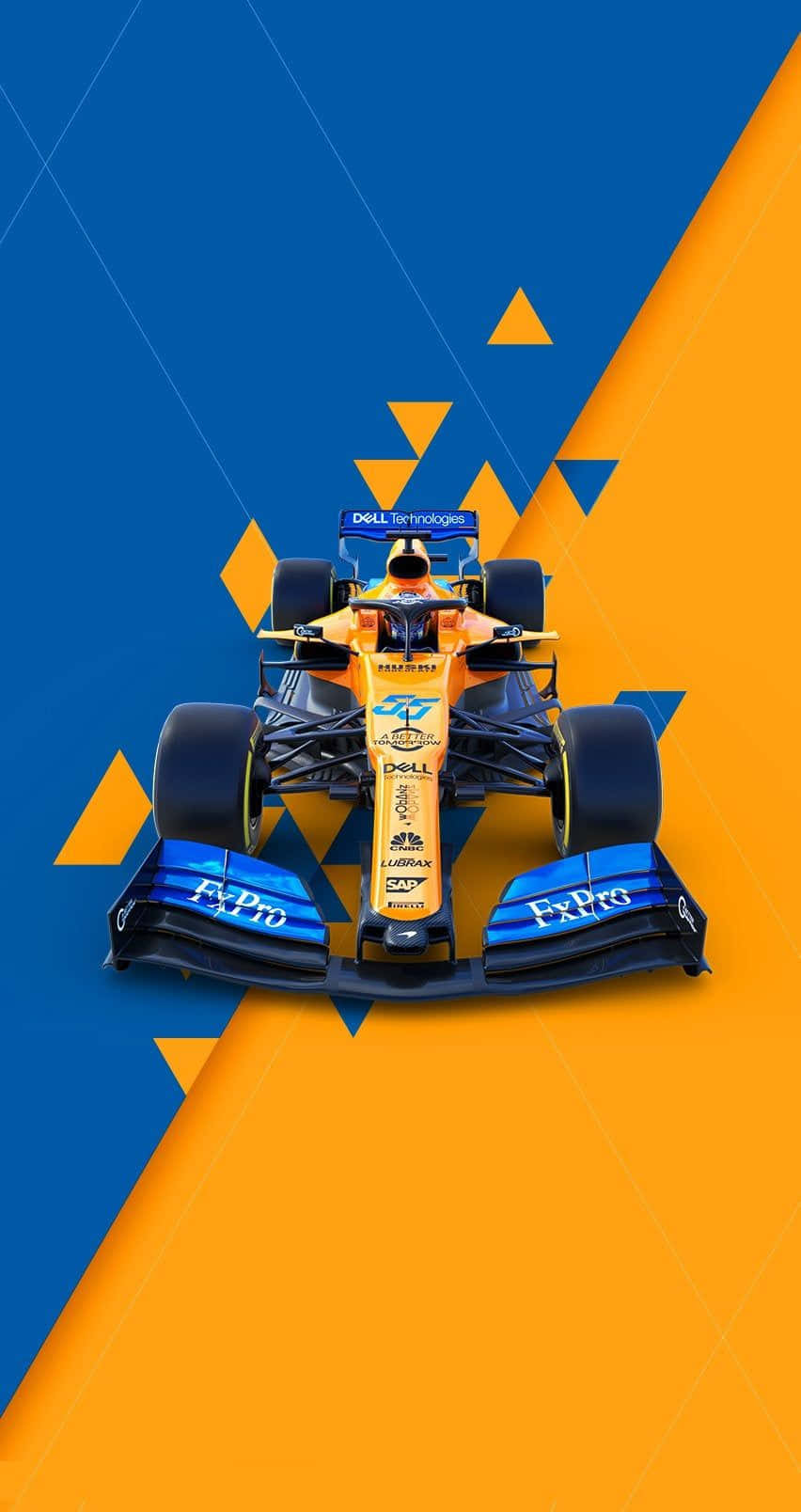 Pierre Gasly Follows The F1 Racetrack With His Mclaren Wallpaper