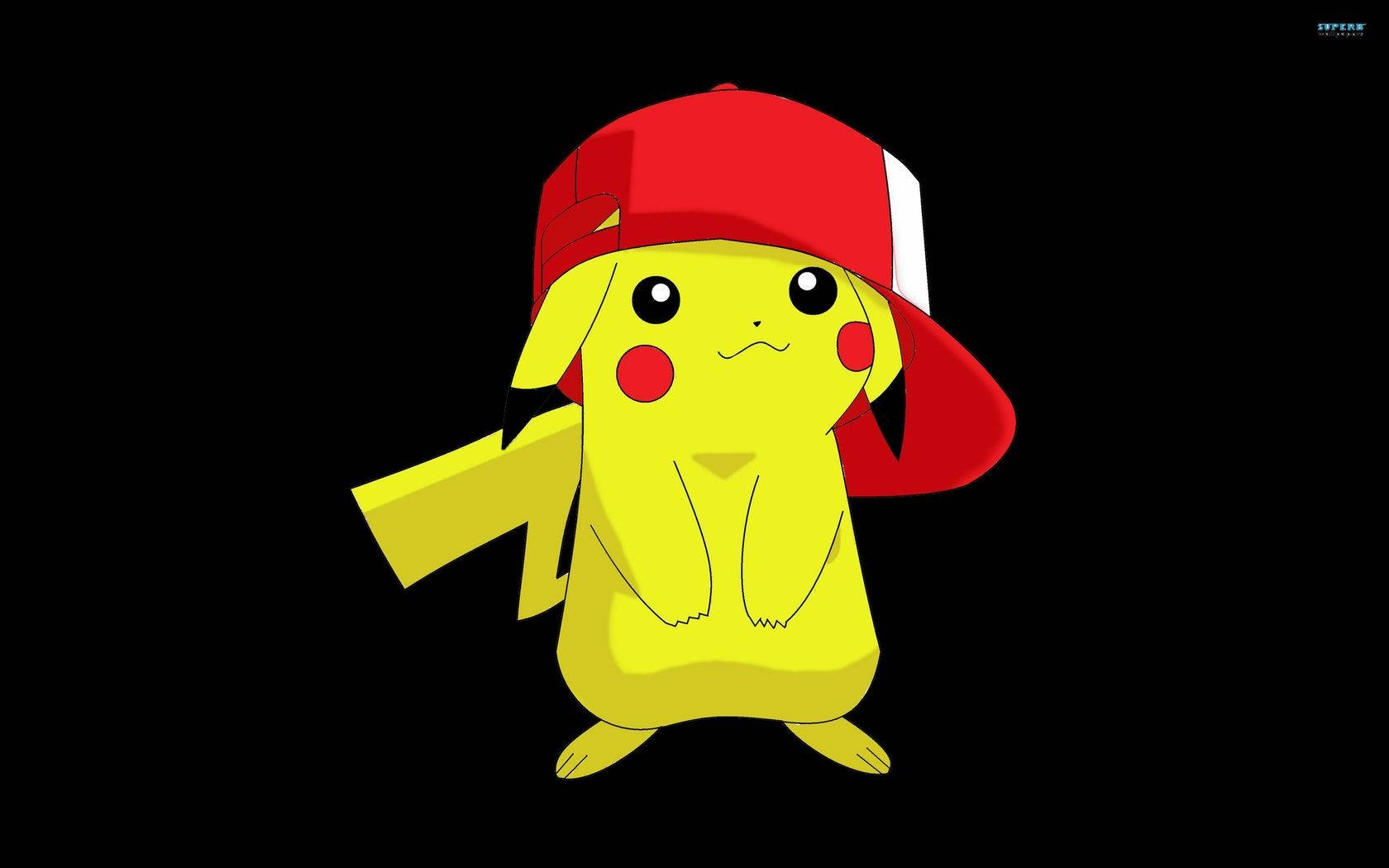 Pikachu In Ash's Cap Wallpaper