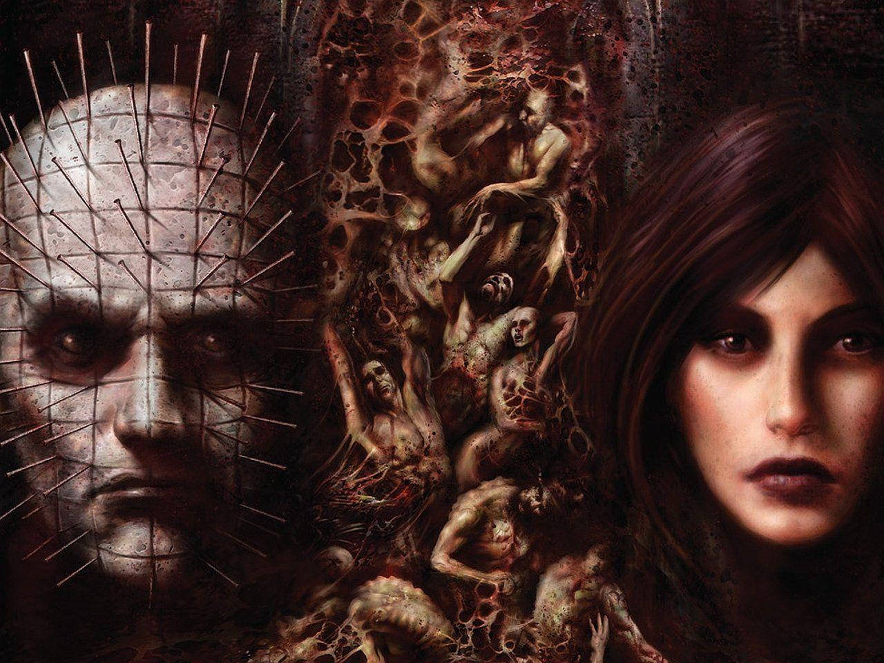 Pinhead Hellraiser Art Wallpaper