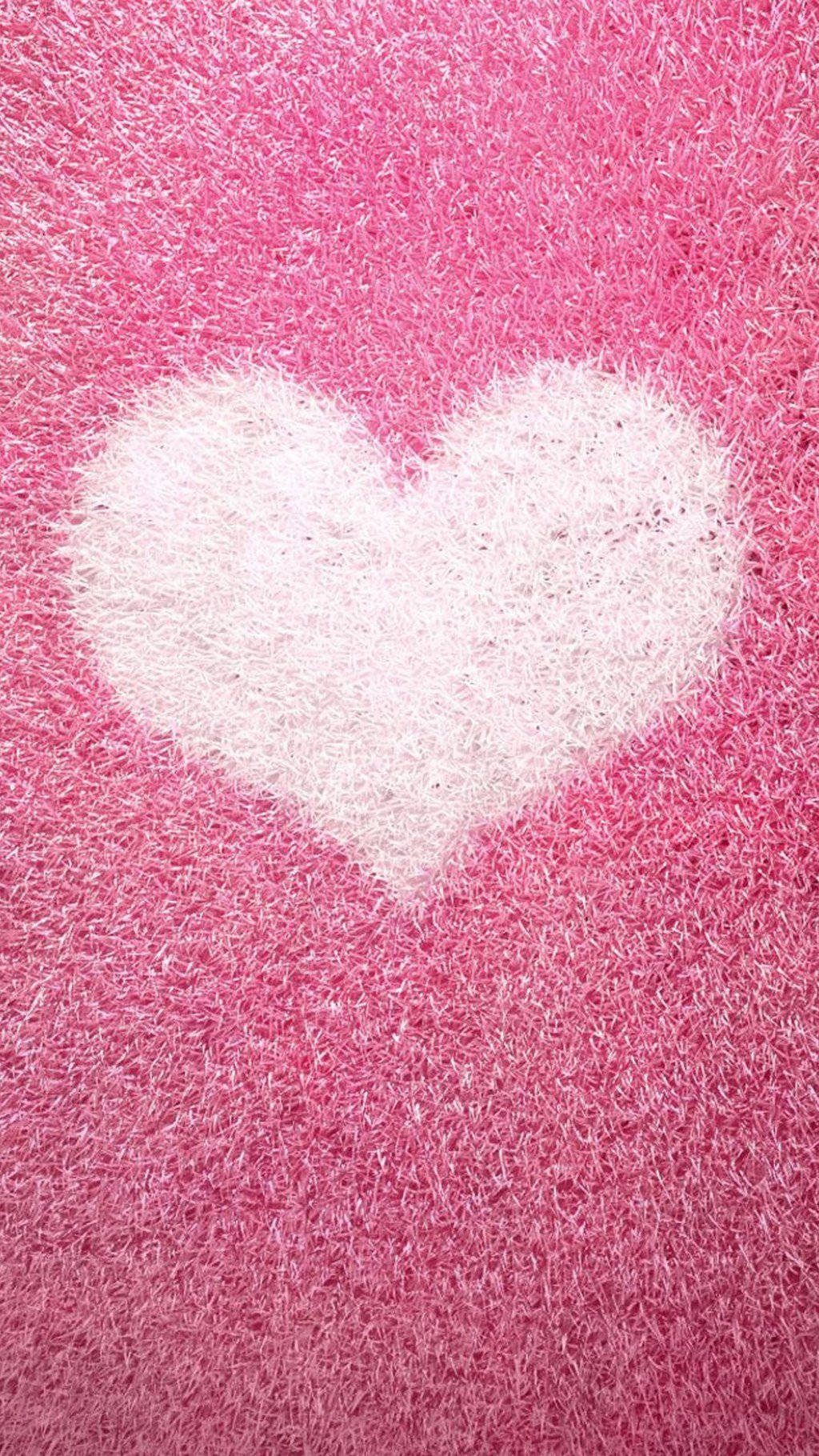 Pink 3d Iphone Heart Wallpaper