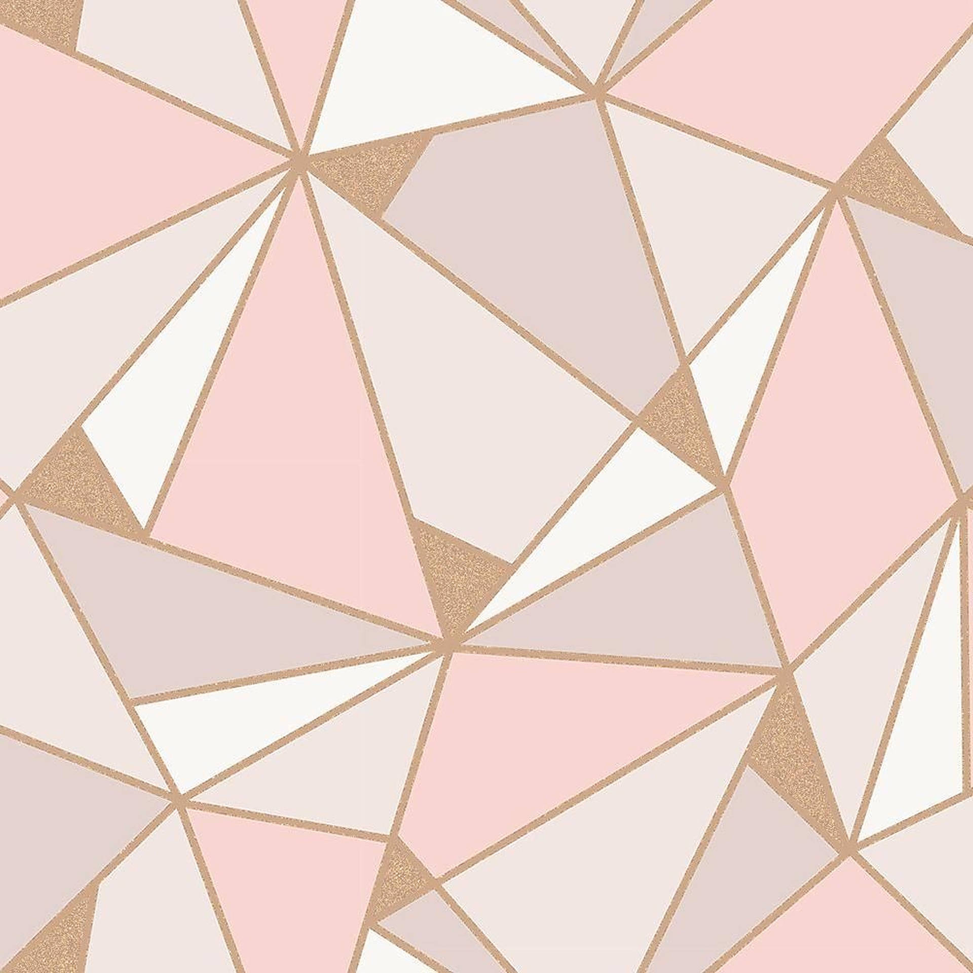 Pink Aesthetic Geometric Wallpaper
