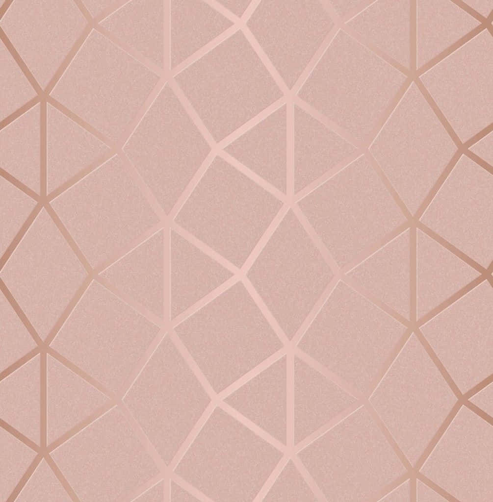 Pink And Gold Bliss Wallpaper