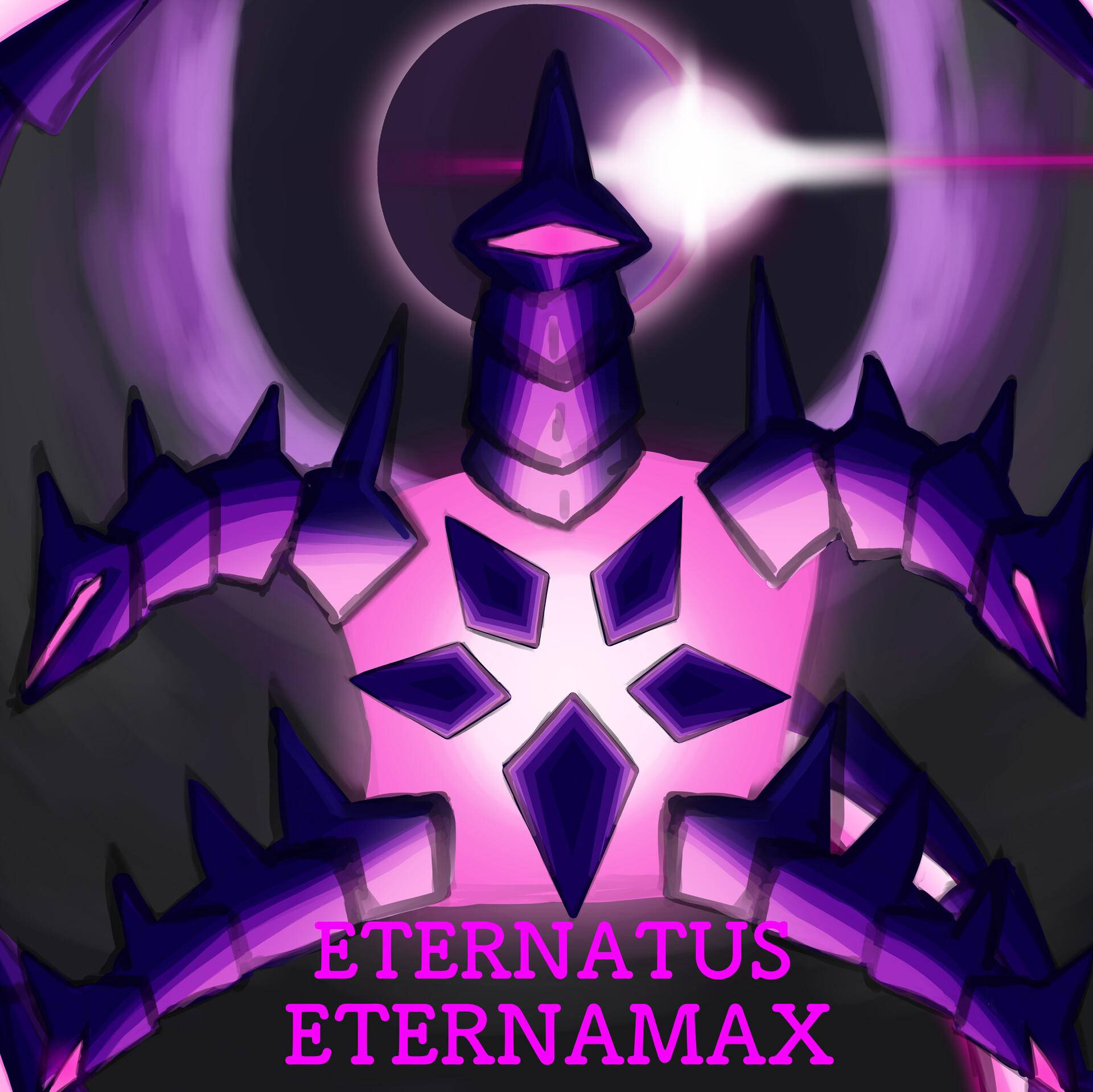 Pink And Purple Eternamax Eternatus Wallpaper