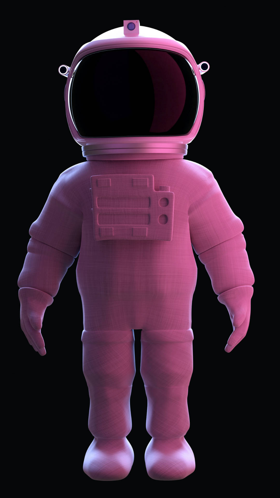 Pink Astronaut Digital Art Wallpaper