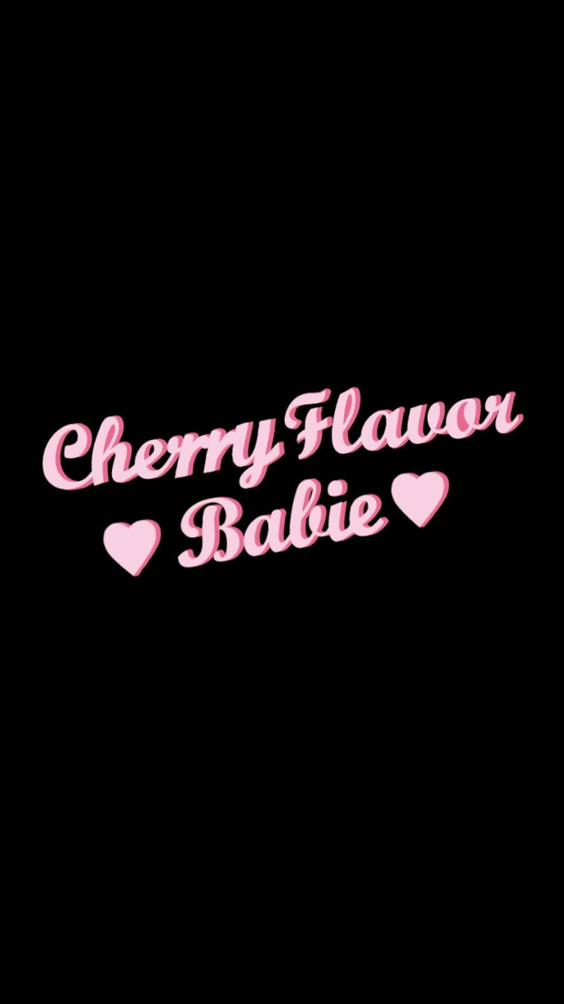 Pink Baddie Cherry Flavor Babie Wallpaper
