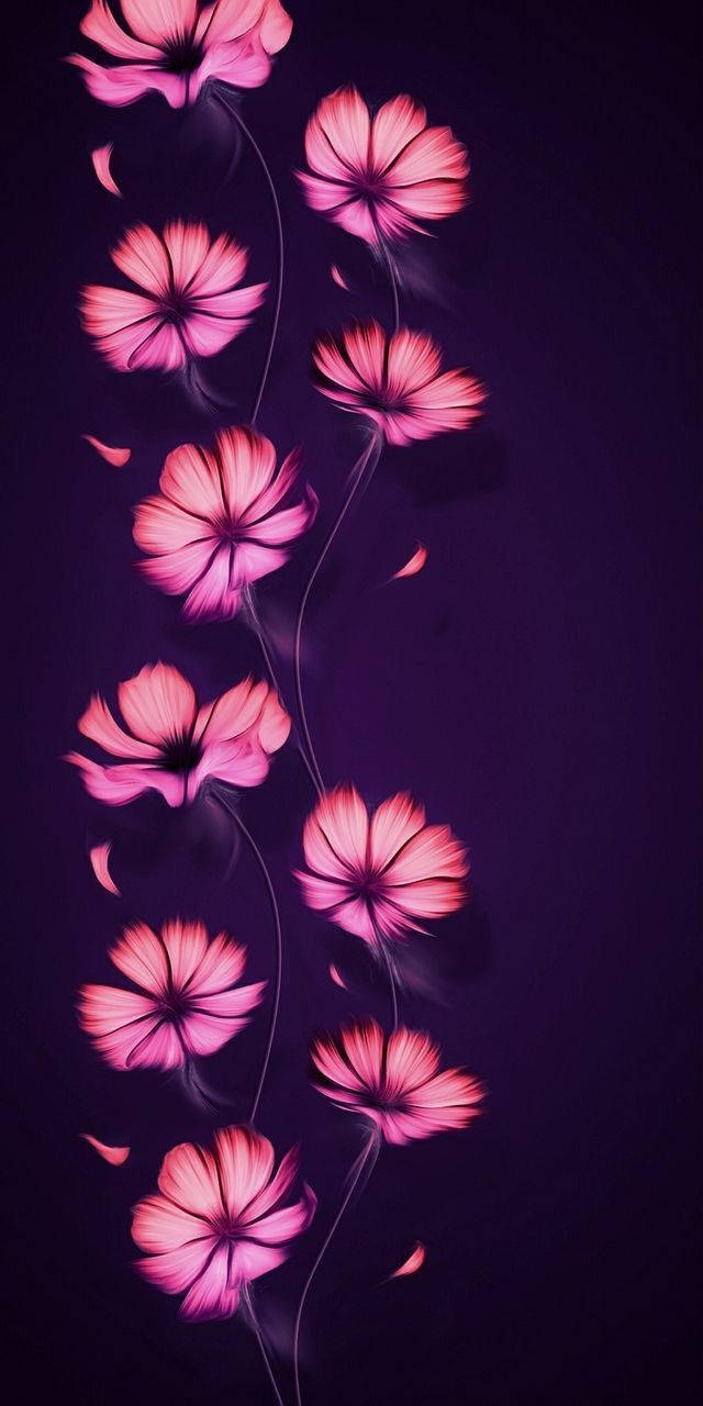 Pink Flowers Pretty Phone Wallpaper
