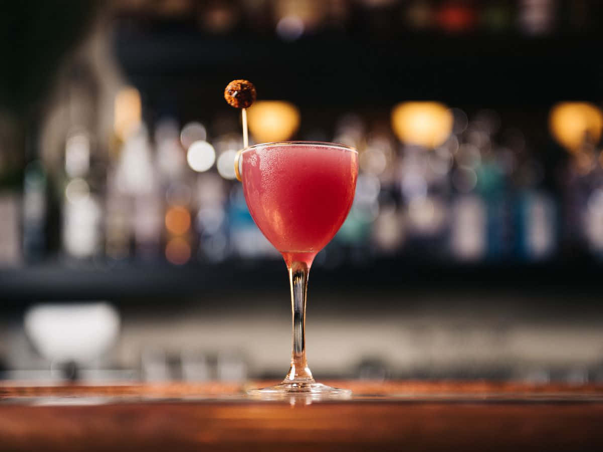 Pink Rabbit Cocktail Wallpaper