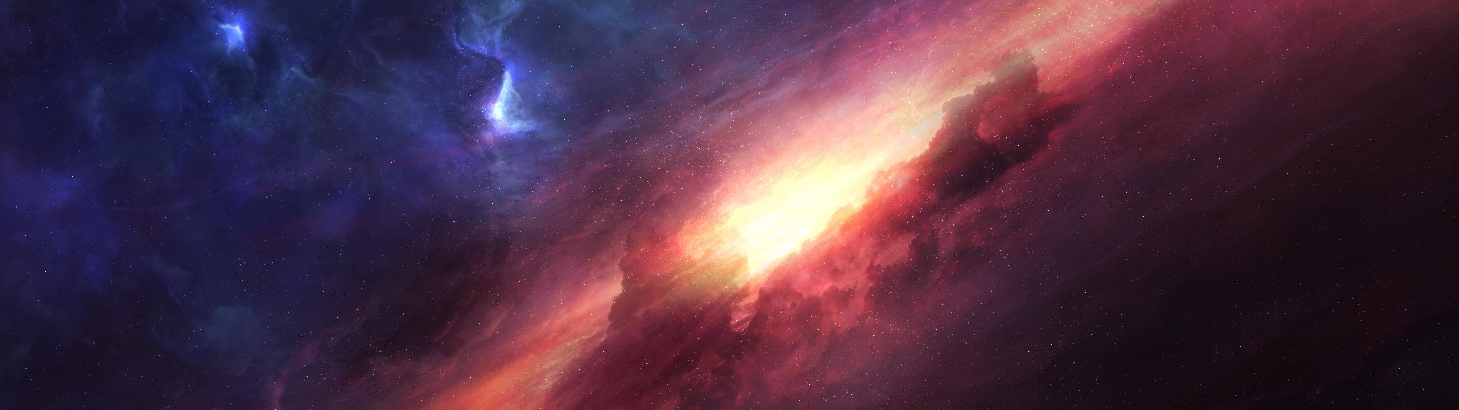 Pink Space Nebula Wallpaper