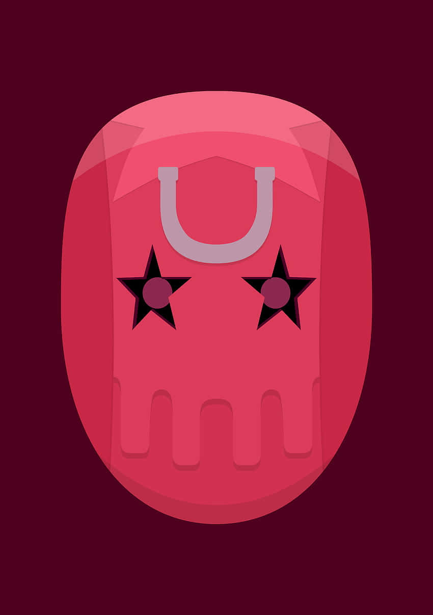 Pink Stand Power Icon Wallpaper