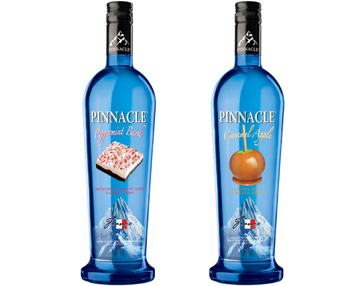 Pinnacle Vodka - Peppermint Bark And Caramel Apple Flavor. Wallpaper