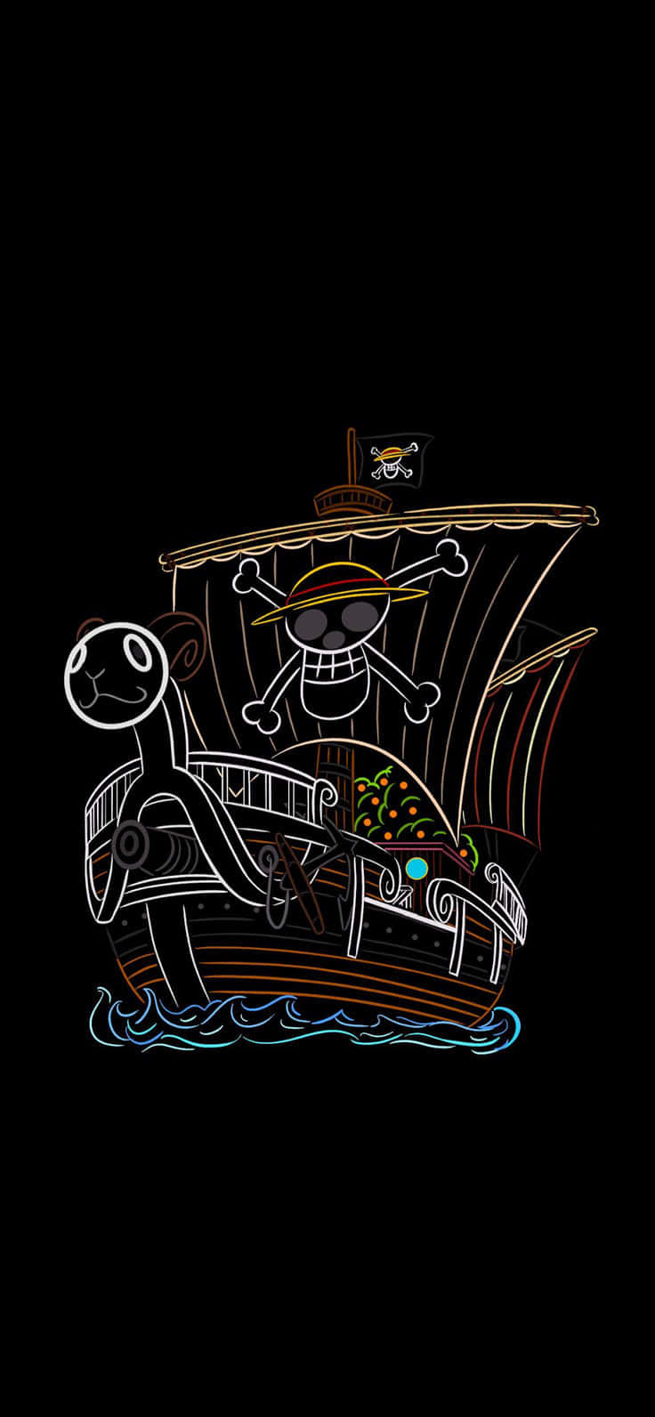 Pirate Ship Cartoon Artwork Wallpaper