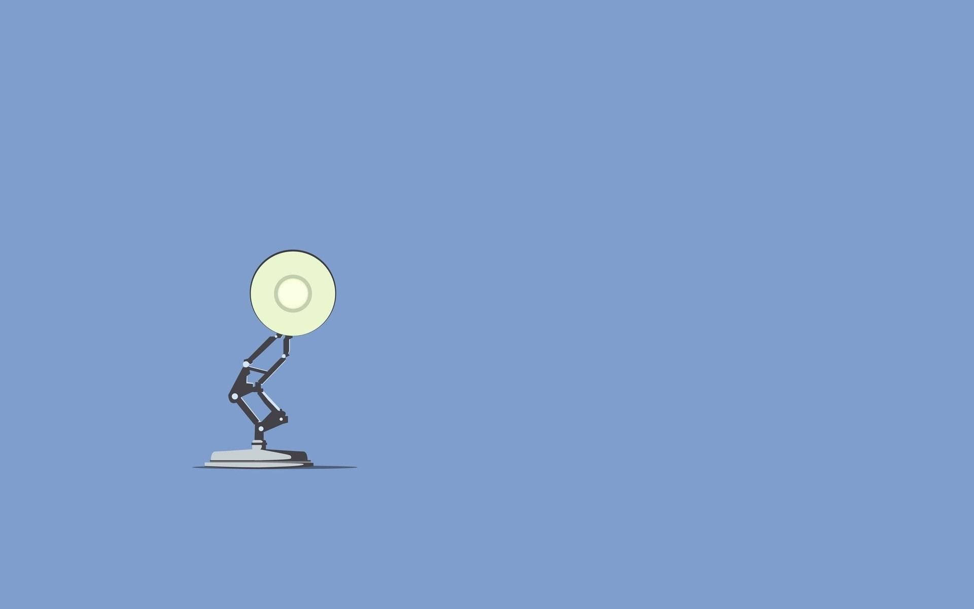 Pixar Lamp Plain Aesthetic Wallpaper