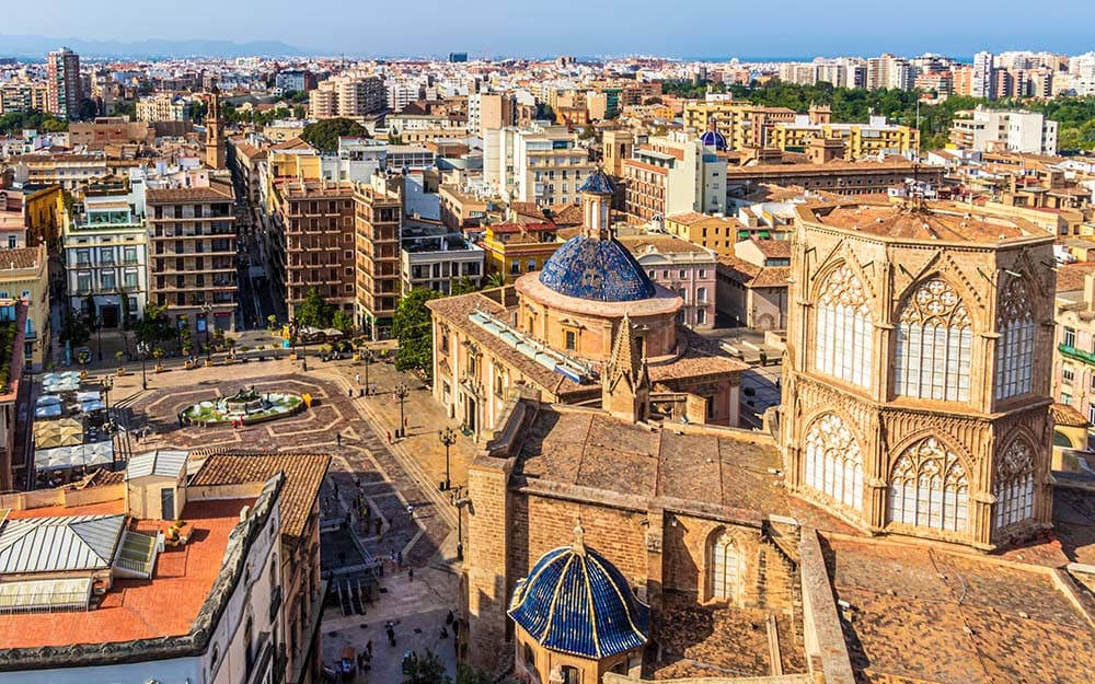 Plaça De La Verge Valencia Wallpaper