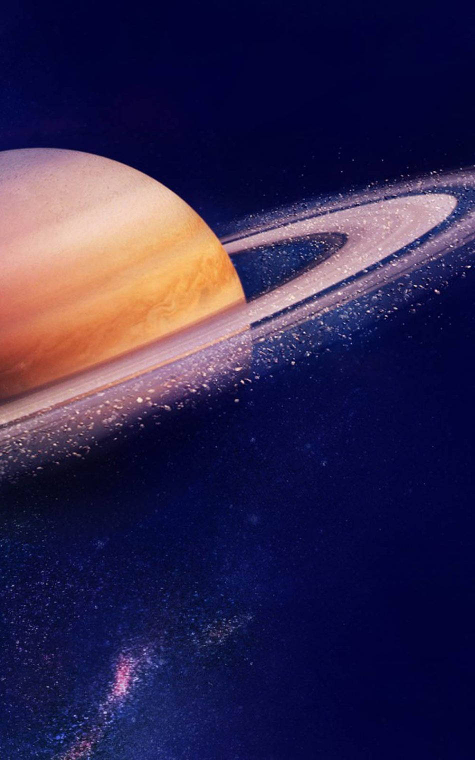 Planet Saturn Rings Wallpaper