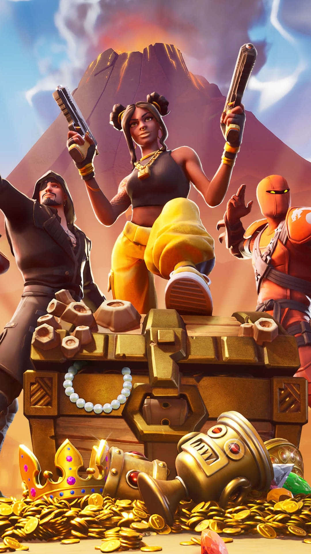 Play Fortnite Anytime On Your Iphone Wallpaper