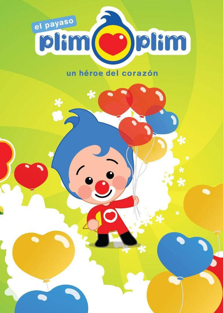 Plim Plim And Heart-shaped Balloons Wallpaper