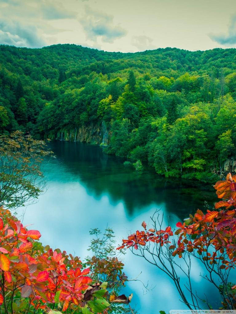 Plitvice Lake Beautiful Phone Wallpaper