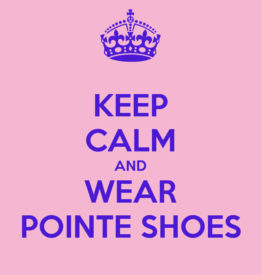 Pointe Shoes Quote Wallpaper