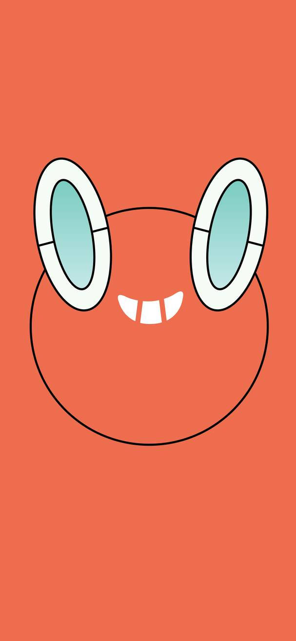 Pokémon Rotom Cartoon Phone Wallpaper