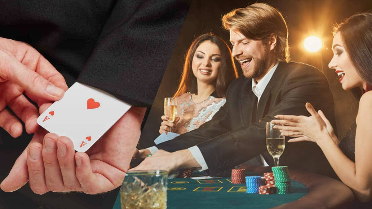 Poker Cheat With Hidden Card Wallpaper