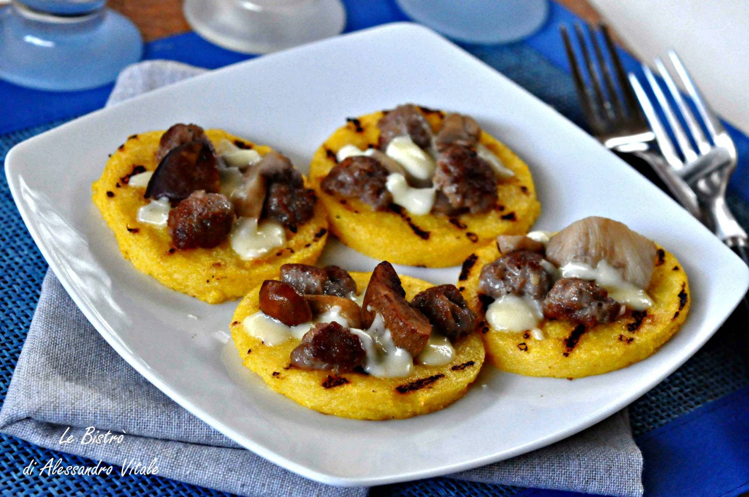 Polenta Cake Appetizers Wallpaper