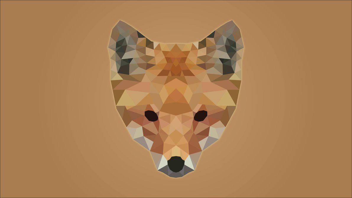 Polysphere Fox Artwork Wallpaper