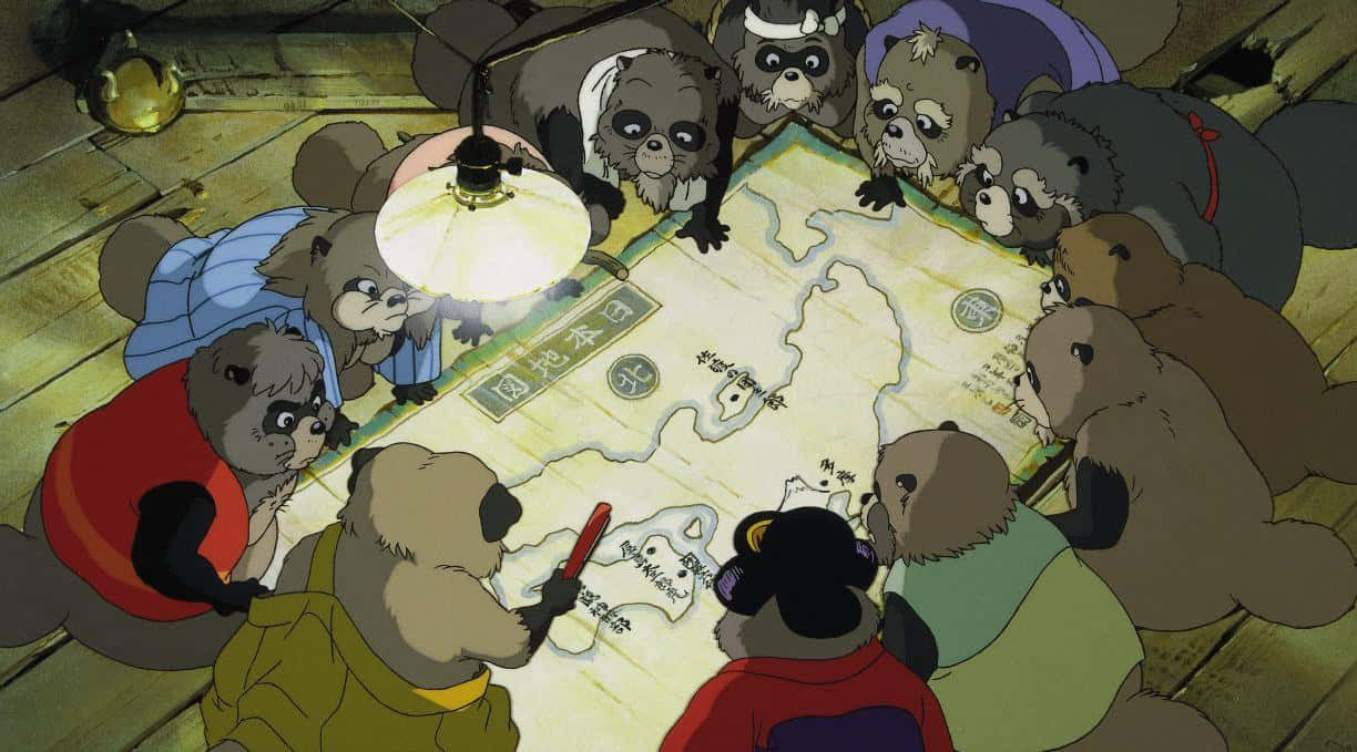 Pom Poko Forest Adventure Wallpaper