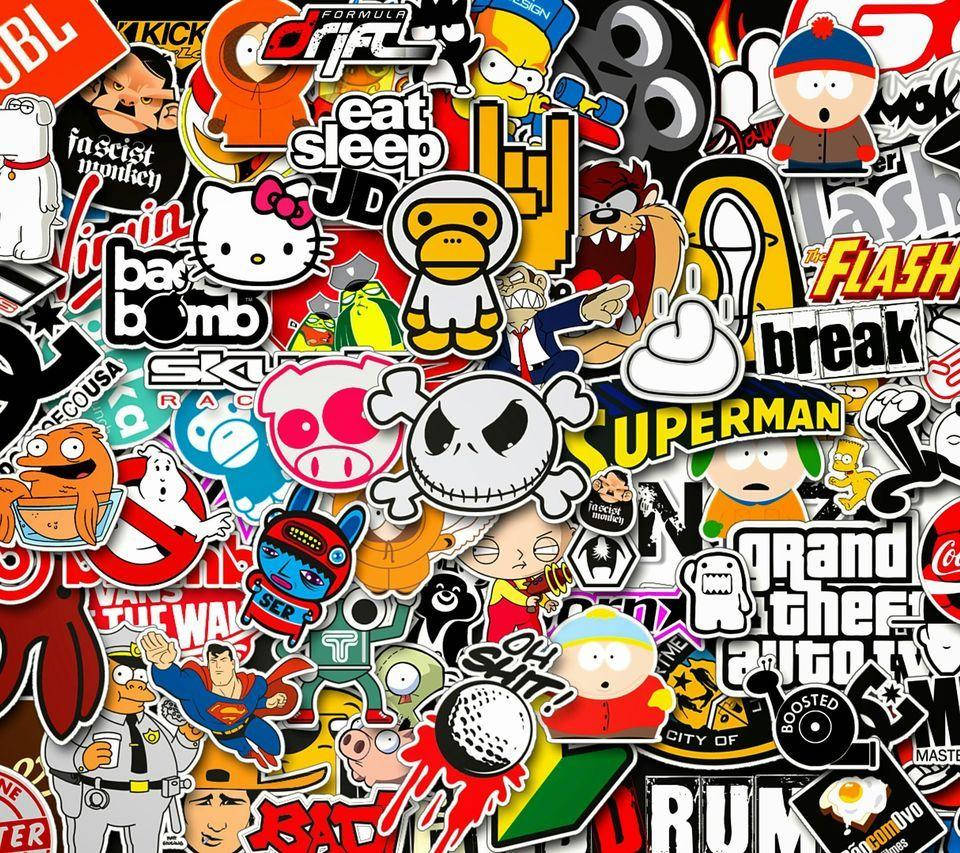 Popular Brand Logos And Characters Wallpaper